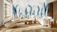 Tropical Blue wallpaper for Living Room