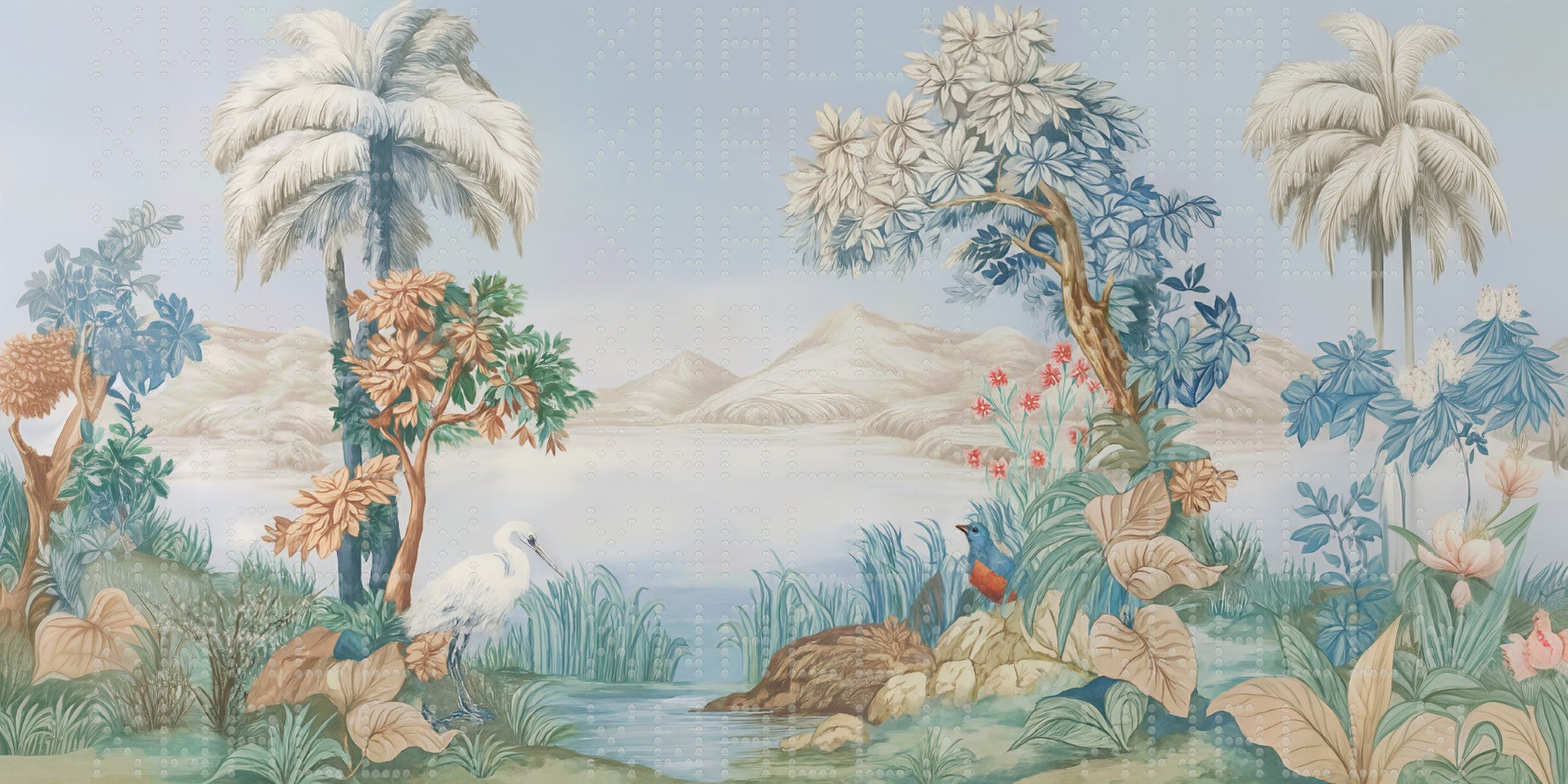 Tropical Landscape Escape Wallpaper