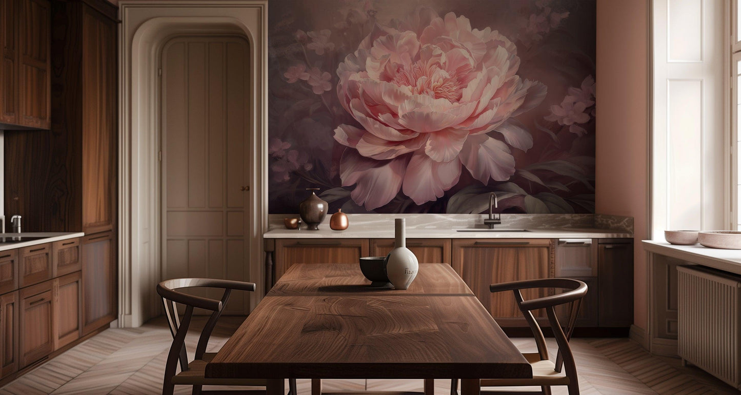 Pink Peony Rose wall art - XWALLX