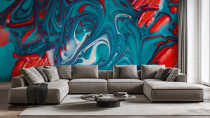 Abstract Bright wallpaper for Living Room