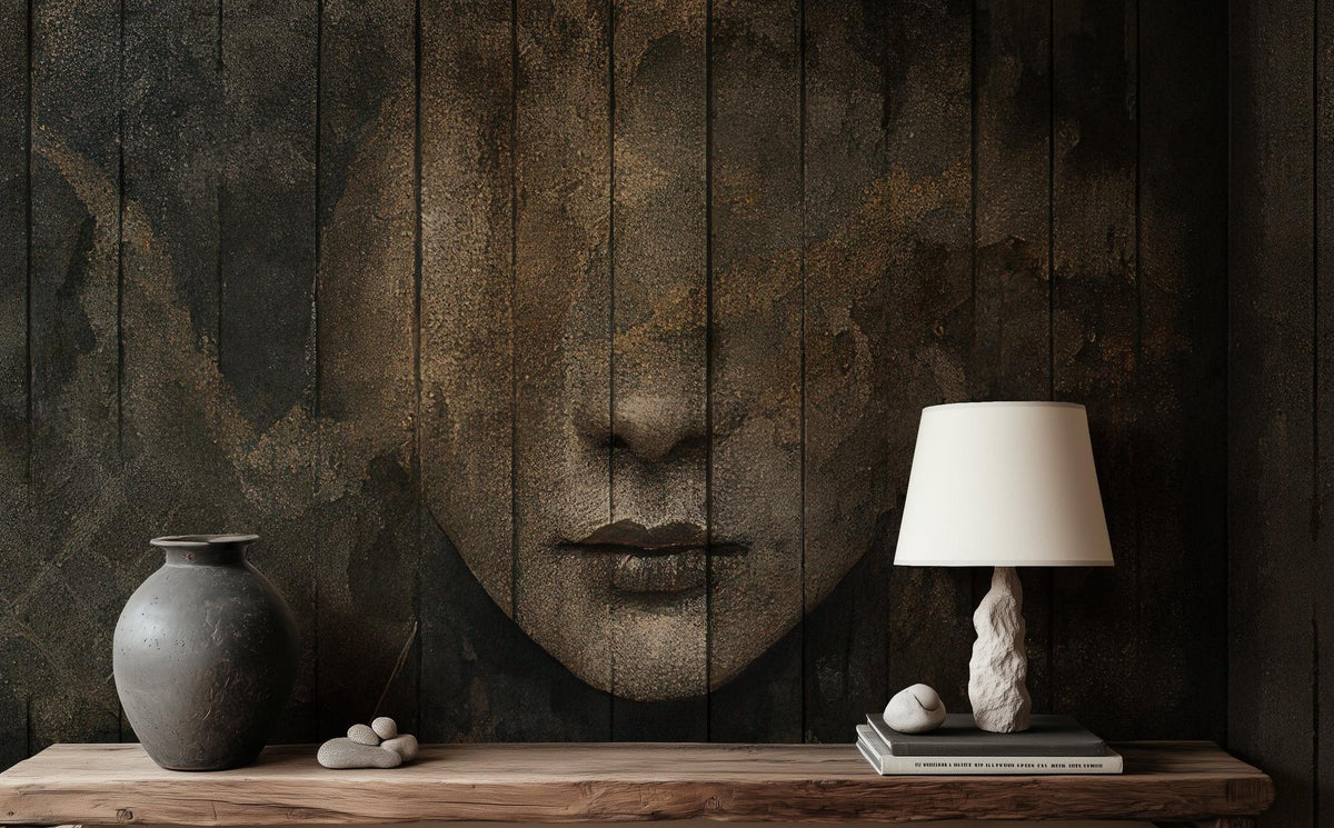 Abstract Brown wallpaper for Living Room