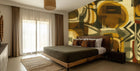 Contemporary Brown wallpaper for Bedroom