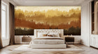Contemporary Brown wallpaper for Bedroom