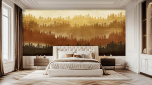 Contemporary Brown wallpaper for Bedroom