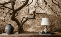 Contemporary Brown wallpaper for Bedroom
