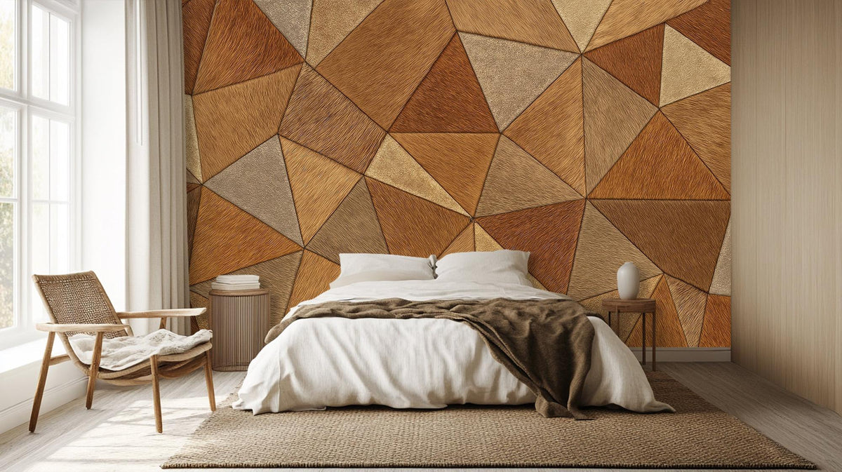 Contemporary Brown wallpaper for Bedroom