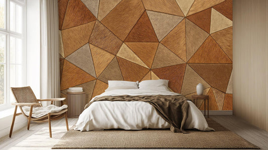 Contemporary Brown wallpaper for Bedroom