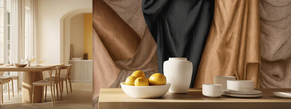 Contemporary Brown wallpaper for Dining Room
