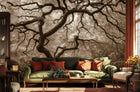 Contemporary Brown wallpaper for Living Room