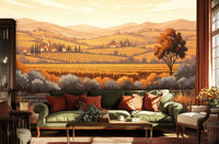 Contemporary Brown wallpaper for Living Room