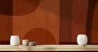 Contemporary Brown wallpaper for Living Room