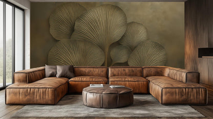 Contemporary Brown wallpaper for Living Room