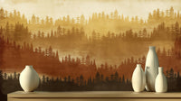 Contemporary Brown wallpaper for Living Room