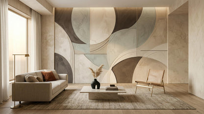 Modern Brown wallpaper for Living Room