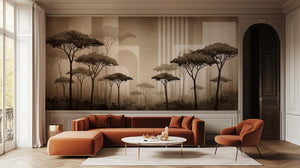 Modern Brown wallpaper for Living Room