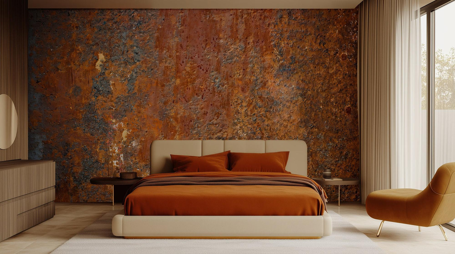 Rustic Brown wallpaper for Bedroom