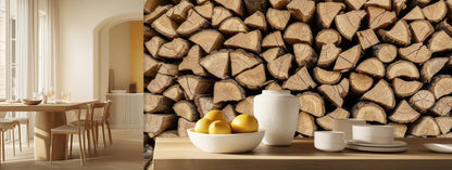 Rustic Brown wallpaper for Living Room