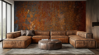 Rustic Brown wallpaper for Living Room