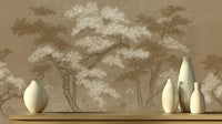 Traditional Brown wallpaper for Bedroom