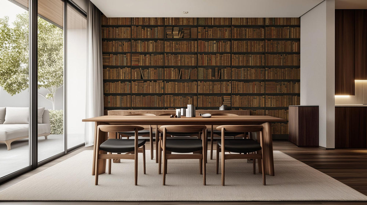 Traditional Brown wallpaper for Office