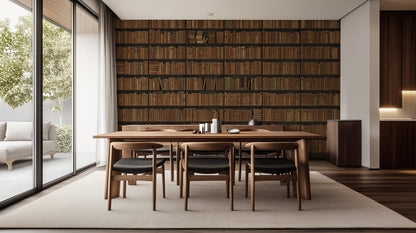 Traditional Brown wallpaper for Office
