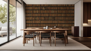 Traditional Brown wallpaper for Office