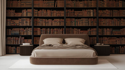 Vintage Brown wallpaper for Bedroom