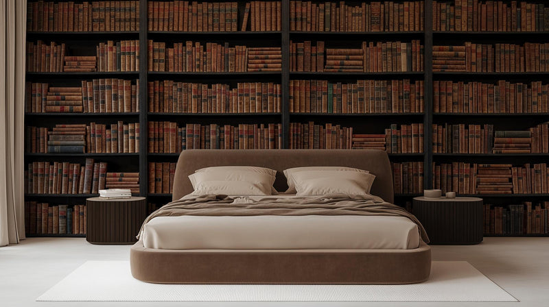 Vintage Brown wallpaper for Bedroom