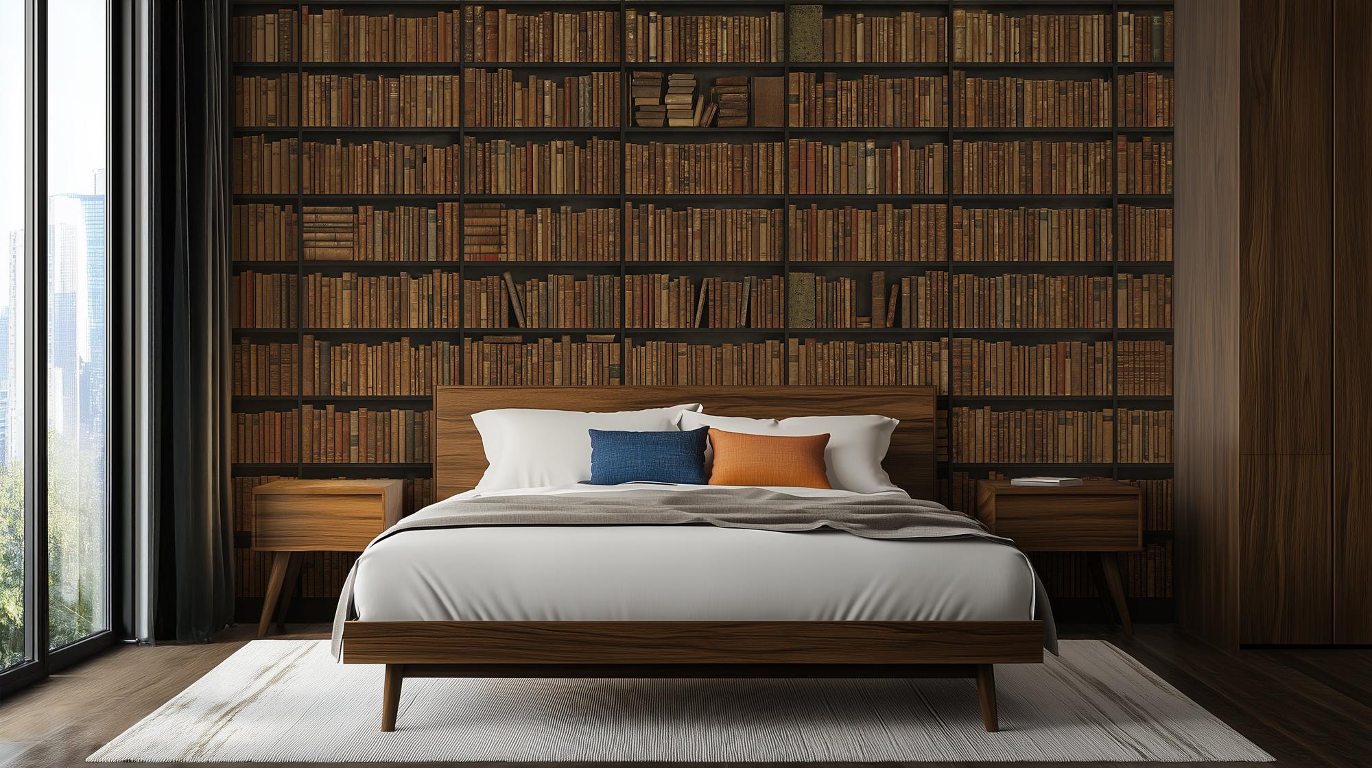Vintage Brown wallpaper for Bedroom