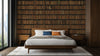 Classic Leather-Bound Library Wallpaper