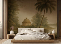 Vintage Brown wallpaper for Bedroom
