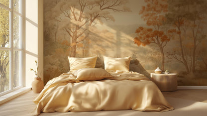 Vintage Brown wallpaper for Bedroom