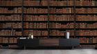 Classic Vintage Brown wallpaper for Living Room