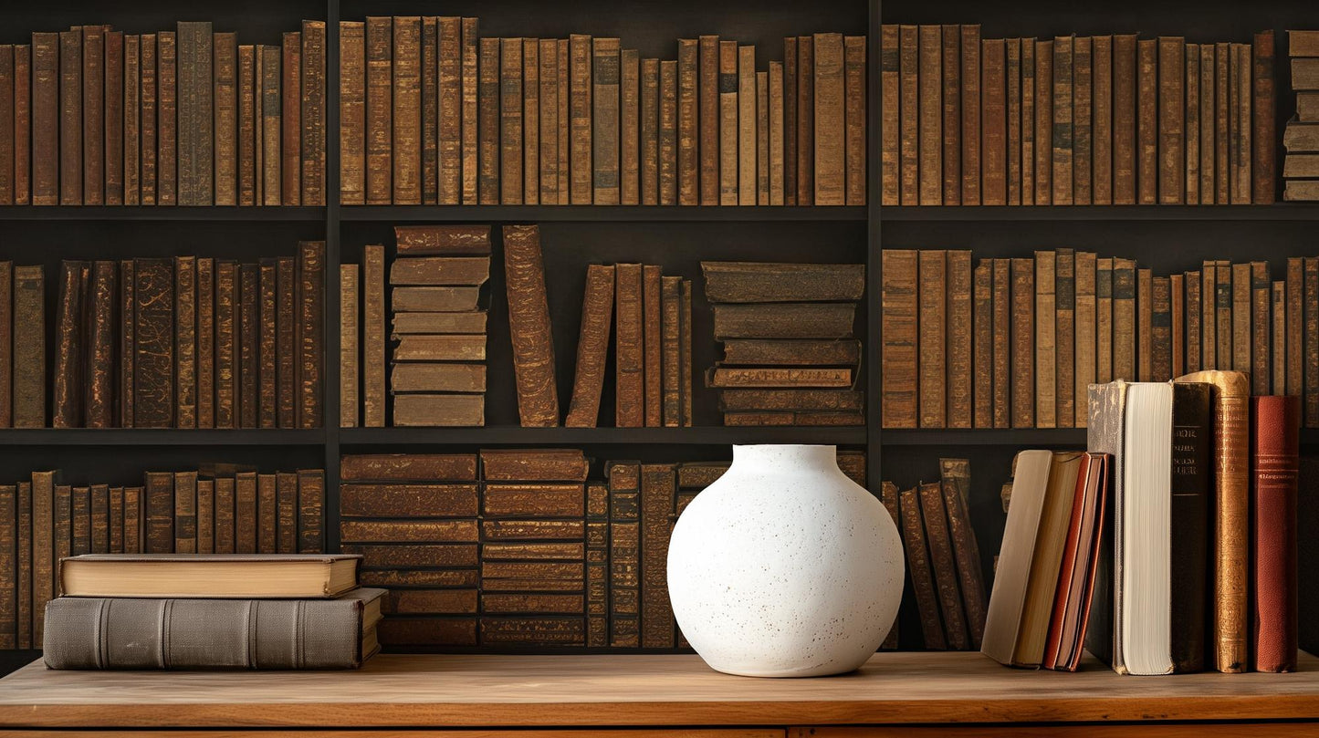 Vintage Brown wallpaper for Office