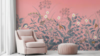 Contemporary Coral wallpaper for Bedroom