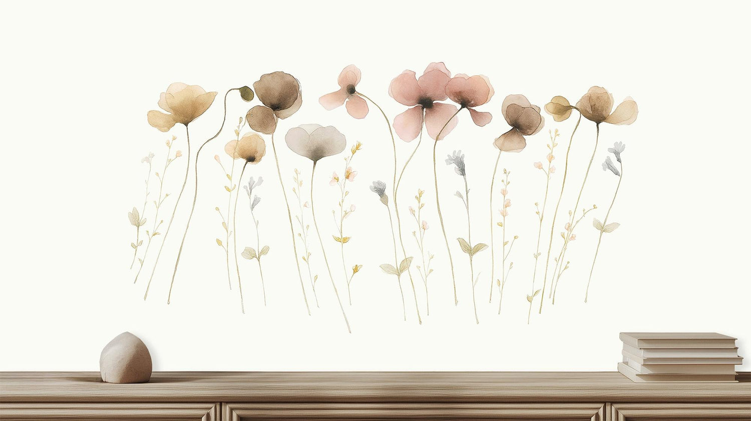 Contemporary Cream wallpaper for Bedroom