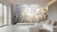 Contemporary Cream wallpaper for Living Room