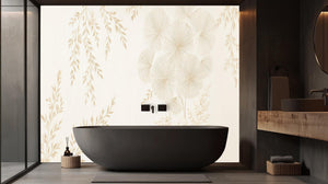 Modern Cream wallpaper for Bathroom