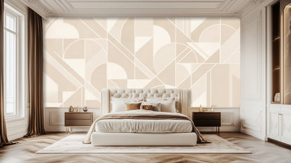 Modern Cream wallpaper for Bedroom