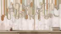 Modern Cream wallpaper for Living Room