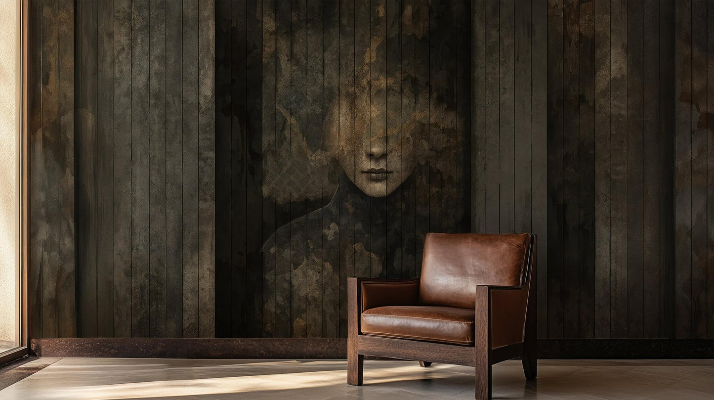 Abstract Dark wallpaper for Living Room