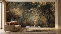 Contemporary Dark wallpaper for Bedroom