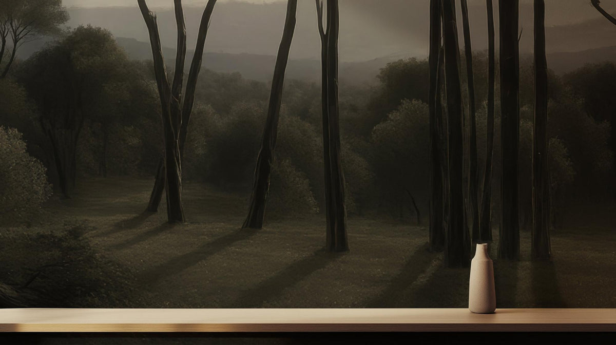 Contemporary Dark wallpaper for Bedroom
