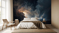 Contemporary Dark wallpaper for Bedroom