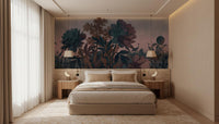 Contemporary Dark wallpaper for Bedroom