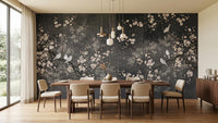 Contemporary Dark wallpaper for Dining Room