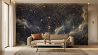 Contemporary Dark wallpaper for Living Room
