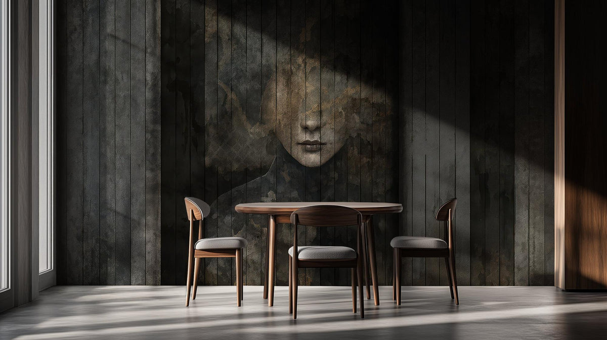 Contemporary Dark wallpaper for Living Room