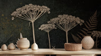 Contemporary Dark wallpaper for Living Room
