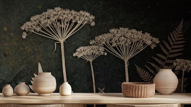 Contemporary Dark wallpaper for Living Room